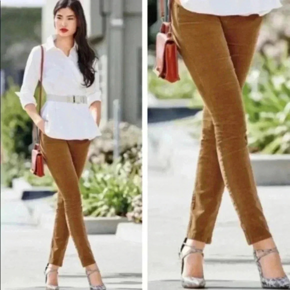 Cabi Umber Corduroy Skinny Pants - Picture 1 of 6